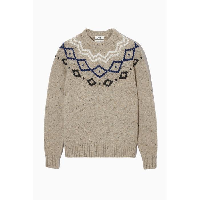 Джемпер из мериносовой шерсти fair isle