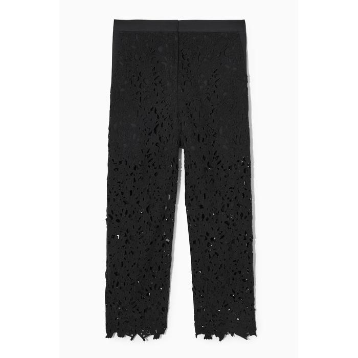 Брюки broderie anglaise с бочкообразными штанинами