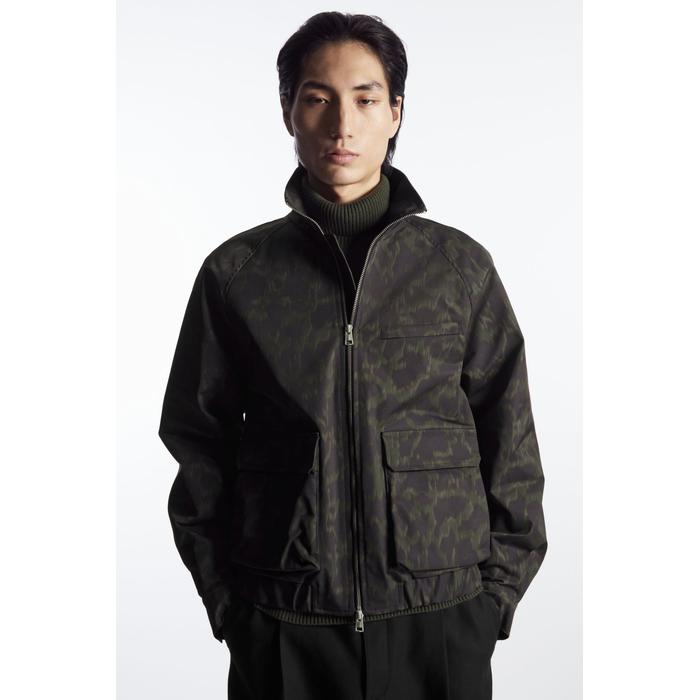 Куртка harrington с животным принтом