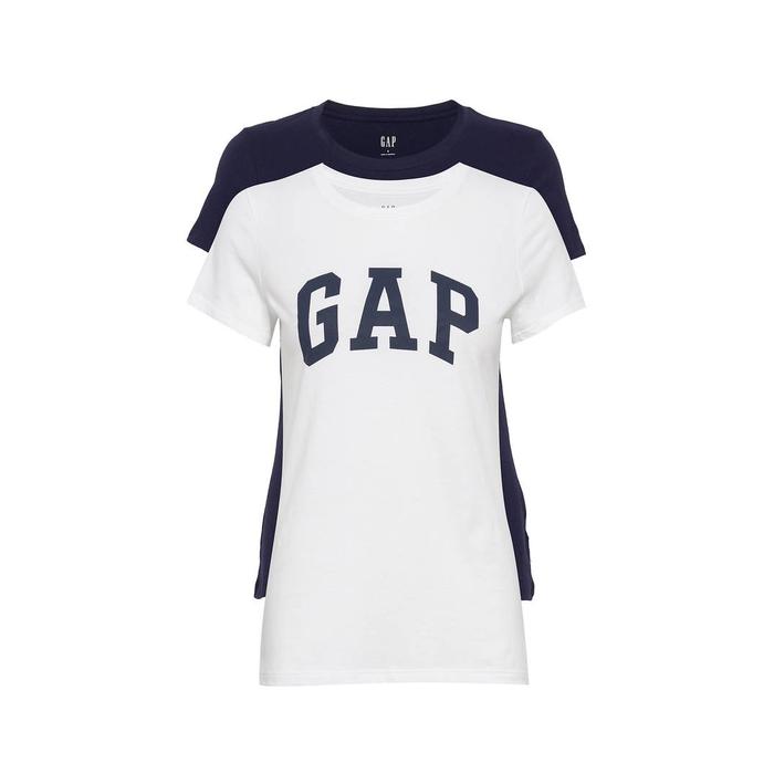 Комплект футболок с логотипом Gap из 2 предметов цвет: Синий