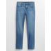 Mid Rise Classic Straight Jean Pantolon цвет: Голубой