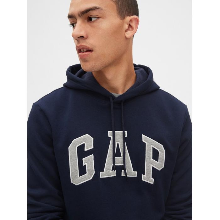 Худи с логотипом Gap с капюшоном цвет: Чёрный