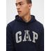 Толстовка с капюшоном с логотипом Gap цвет: Чёрный