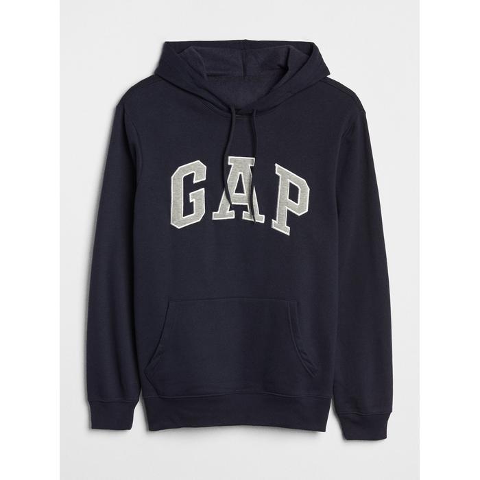 Толстовка с капюшоном с логотипом Gap цвет: Чёрный