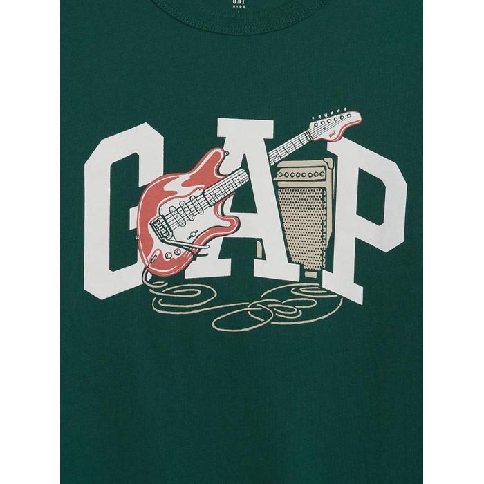 Футболка с логотипом Gap цвет: Зелёный