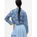 Gap × LoveShackFancy Çiçekli Icon Denim Washwell™ Ceket цвет: Голубой