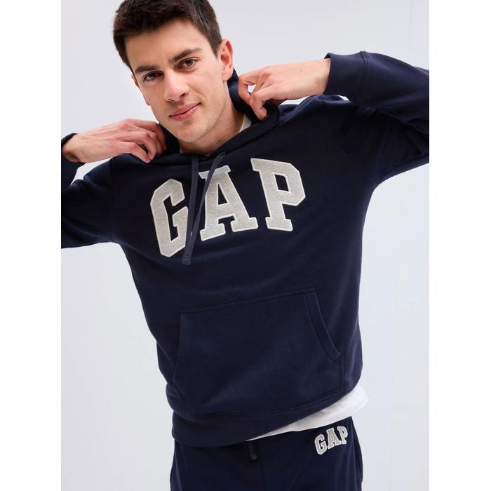 Толстовка с капюшоном с логотипом Gap цвет: Синий