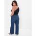High Rise Stride Wide-Leg Jean Pantolon