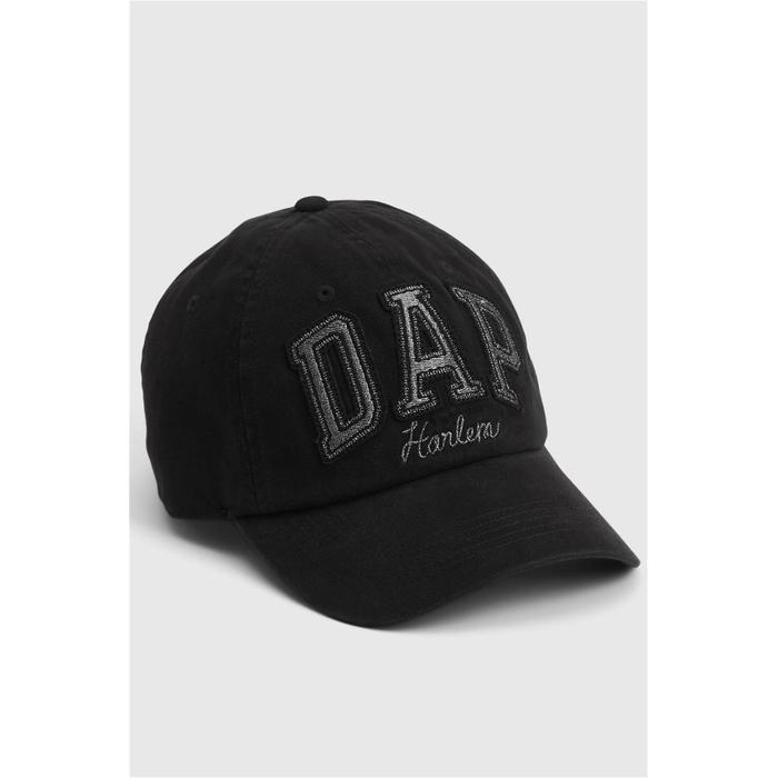 Бейсбольная кепка с логотипом DAP × GAP цвет: Чёрный
