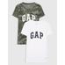 Комплект футболок с коротким рукавом и логотипом Gap из 2 предметов цвет: Жёлтый