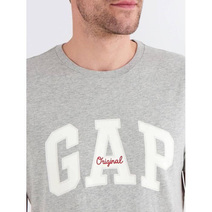 Круглая воротничковая футболка с логотипом Gap