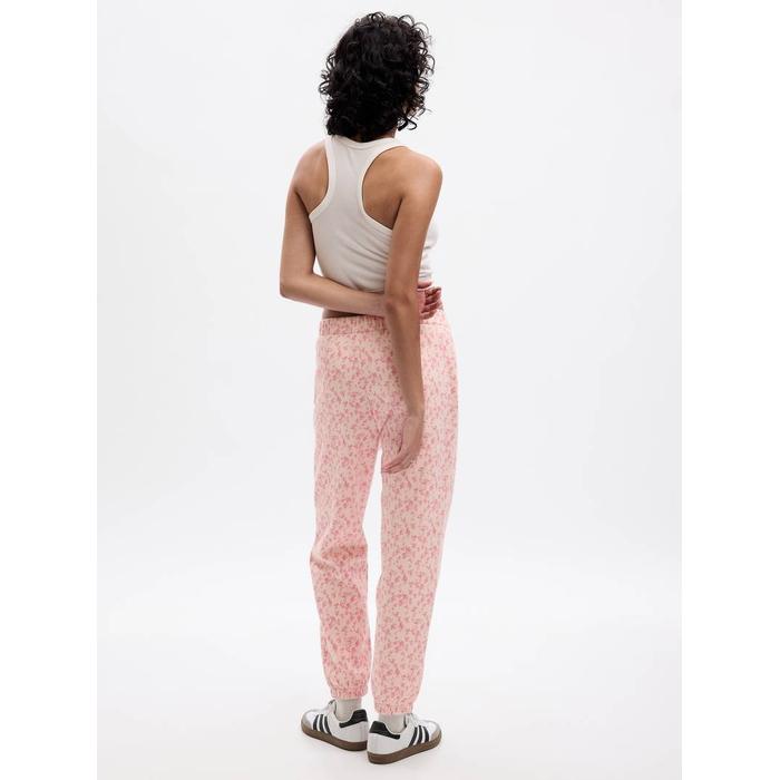 Спортивный костюм джоггера Gap × Love ShackFancy с цветочным принтом цвет: Розовый