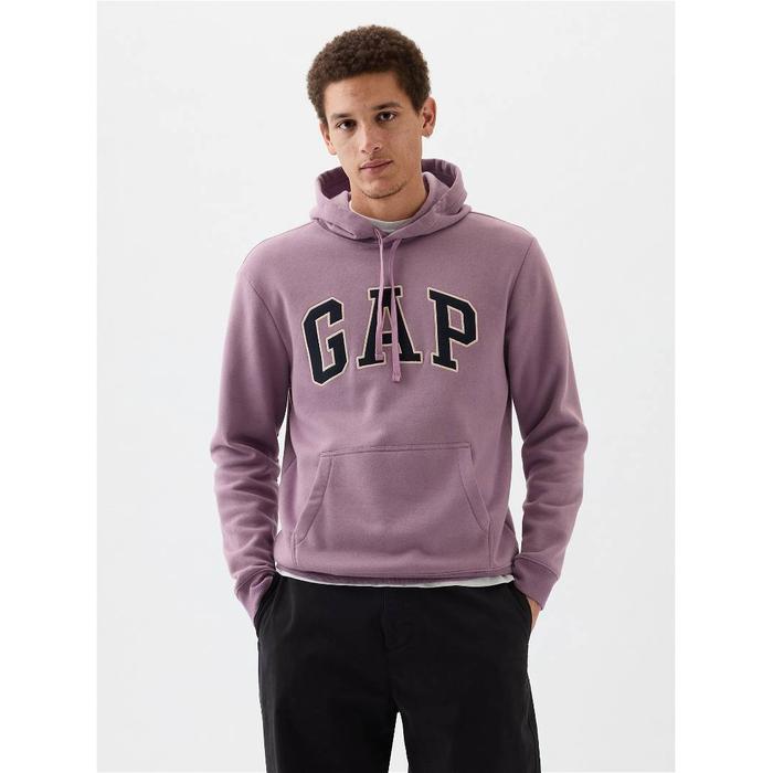 Флисовая толстовка с капюшоном с логотипом Gap цвет: Фиолетовый