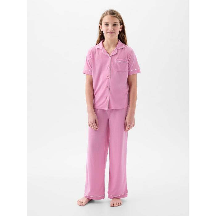Переработанный пижамный комплект цвет: Розовый