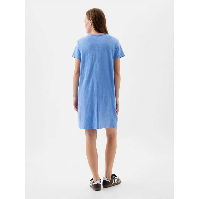 Relaxed Платье-футболка с логотипом Gap цвет: Голубой