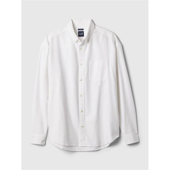 Негабаритная Oxford большая рубашка цвет: Белый