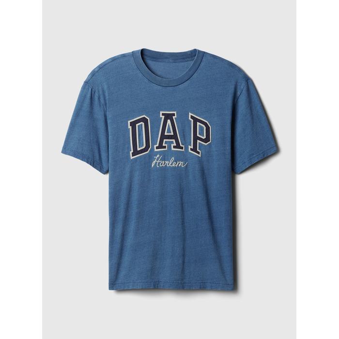 Футболка с логотипом DAP × GAP цвет: Голубой