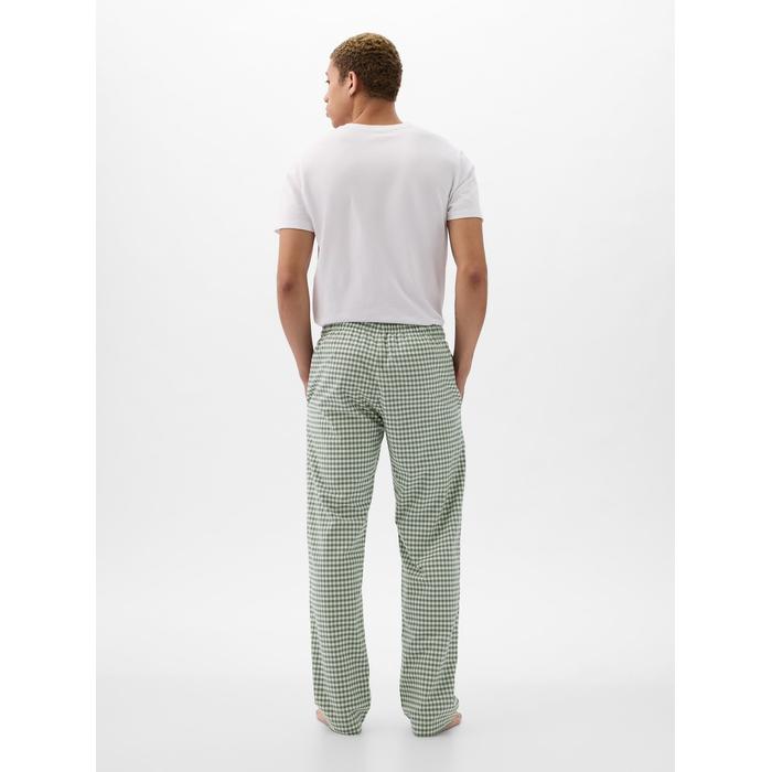Тканые пижамные штаны цвет: Зелёный