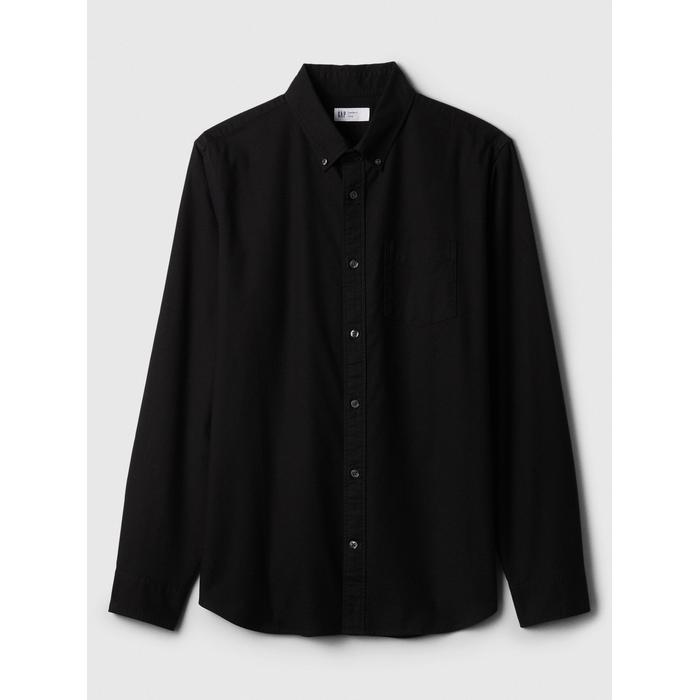 Стандартная Oxford рубашка цвет: Чёрный