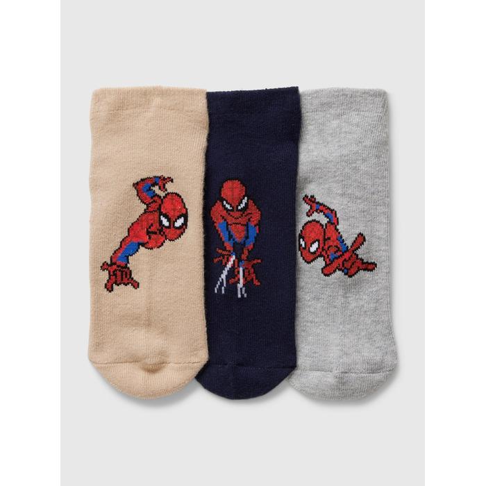 Marvel Человек-паук No-Show Комплект из 3 носков цвет: Чёрный