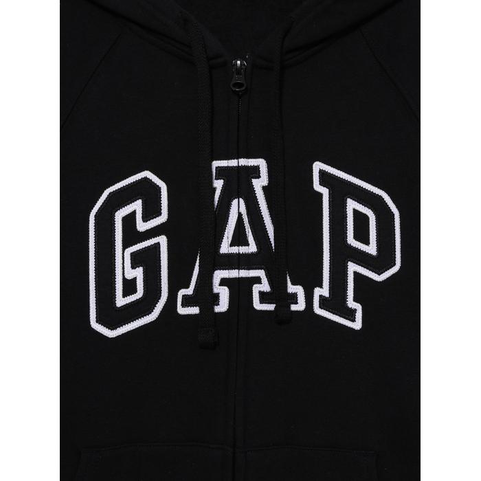 Толстовка на флисовой молнии с логотипом Gap цвет: Чёрный