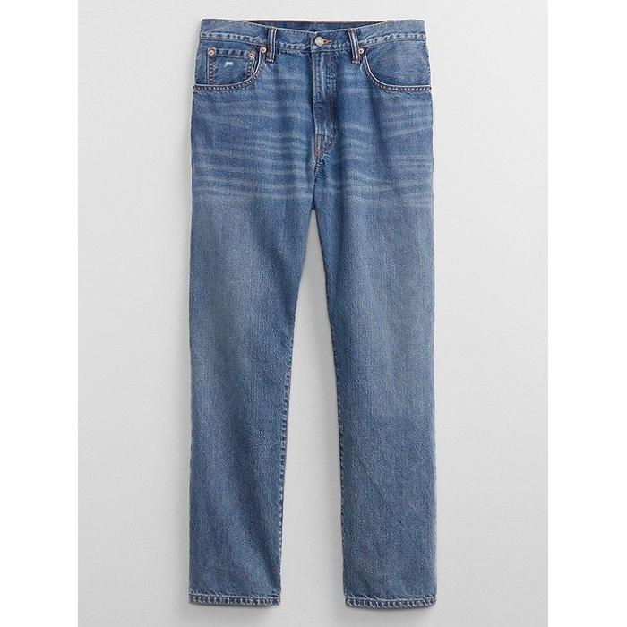 Washwell™ Original Straight Jean с переработанным материалом цвет: Голубой