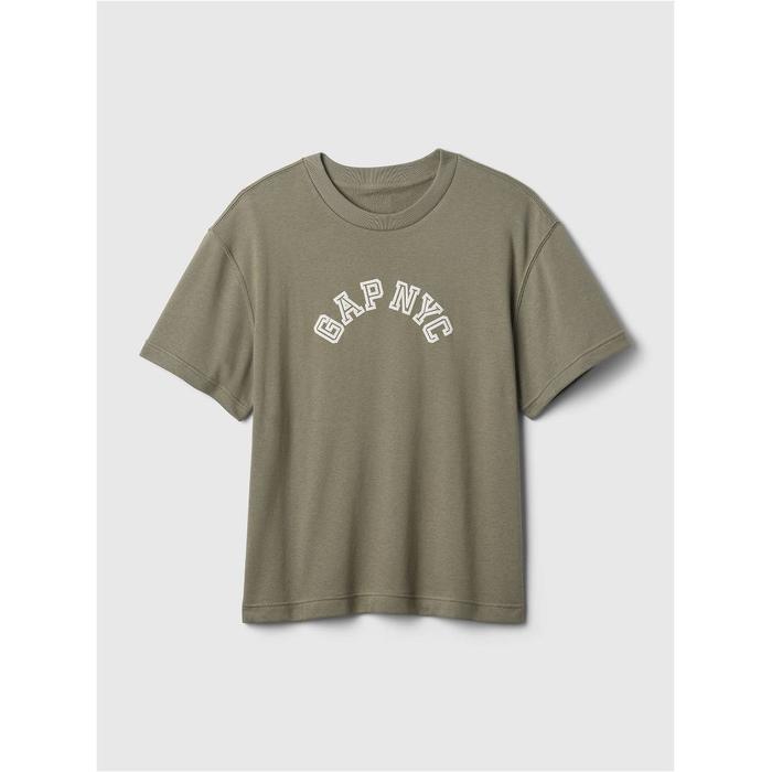 Футболка с логотипом Gap Nyc Arch цвет: Хаки