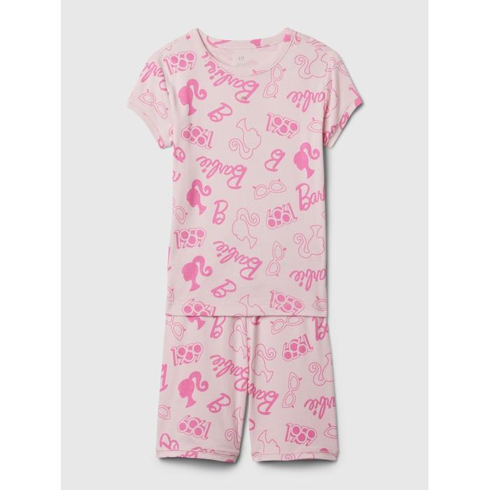 Натуральный хлопок Пижамный комплект с рисунком Барби цвет: Розовый