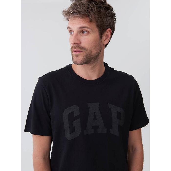 Повседневный комплект футболок с логотипом Soft Gap из 2 предметов цвет: Чёрный