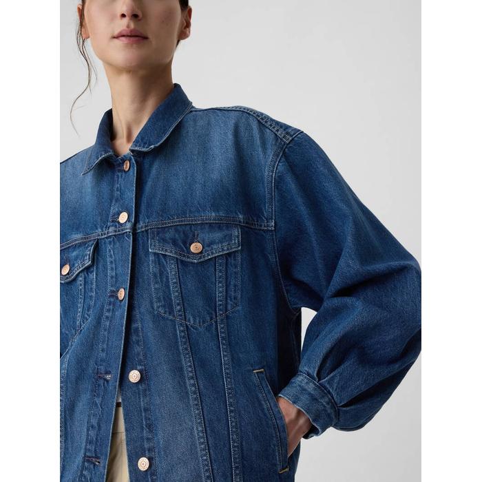 Gap logo × DÔEN негабаритная культовая джинсовая куртка