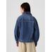 Джинсовая куртка Gap × DÔEN Oversize Icon цвет: Голубой