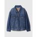 Джинсовая куртка Gap × DÔEN Oversize Icon цвет: Голубой