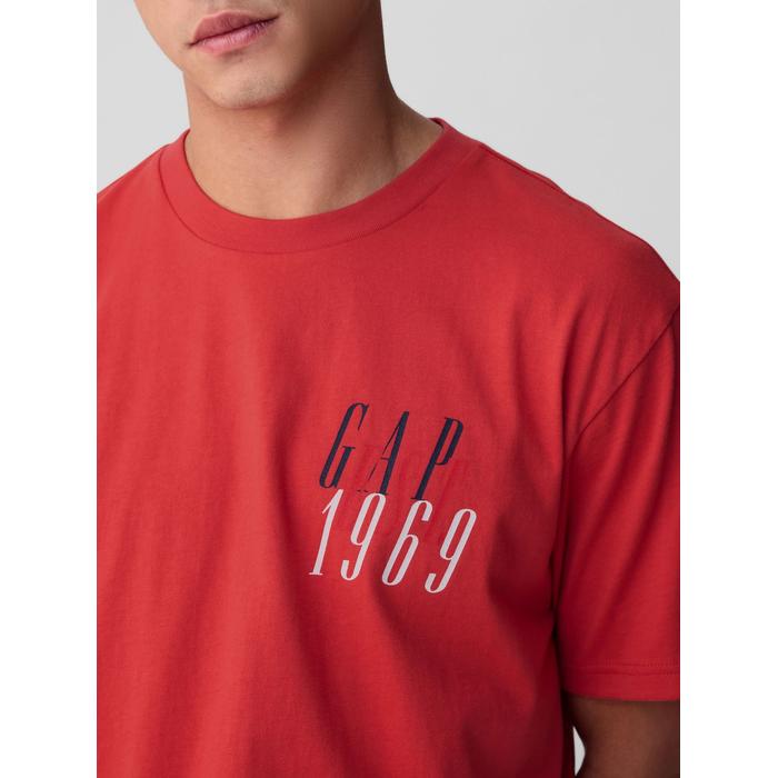 Футболка с логотипом Gap 1969 цвет: Красный