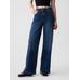 High Rise Stride Wide-Leg Jean Pantolon