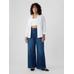 High Rise Stride Wide-Leg Jean Pantolon