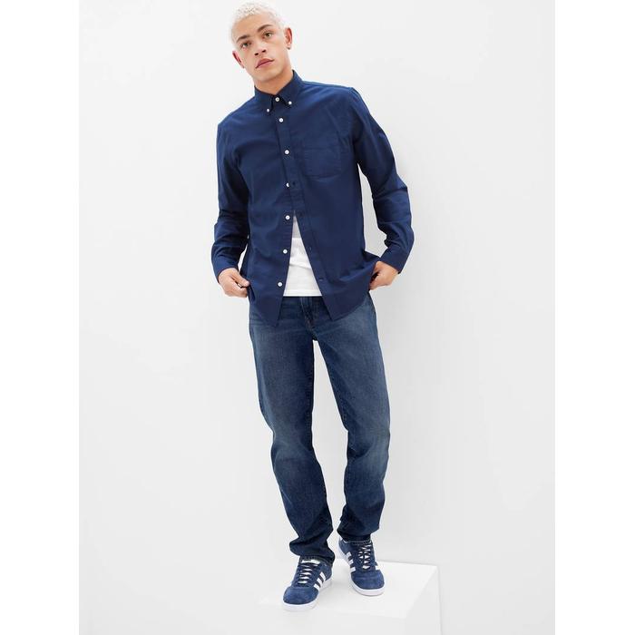 GapFlex Straight Washwell™ Jean Pantolon цвет: Голубой