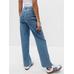 Mid Rise '90s Loose Kargo Jean Pantolon цвет: Голубой