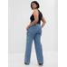 Mid Rise '90s Loose Kargo Jean Pantolon цвет: Голубой