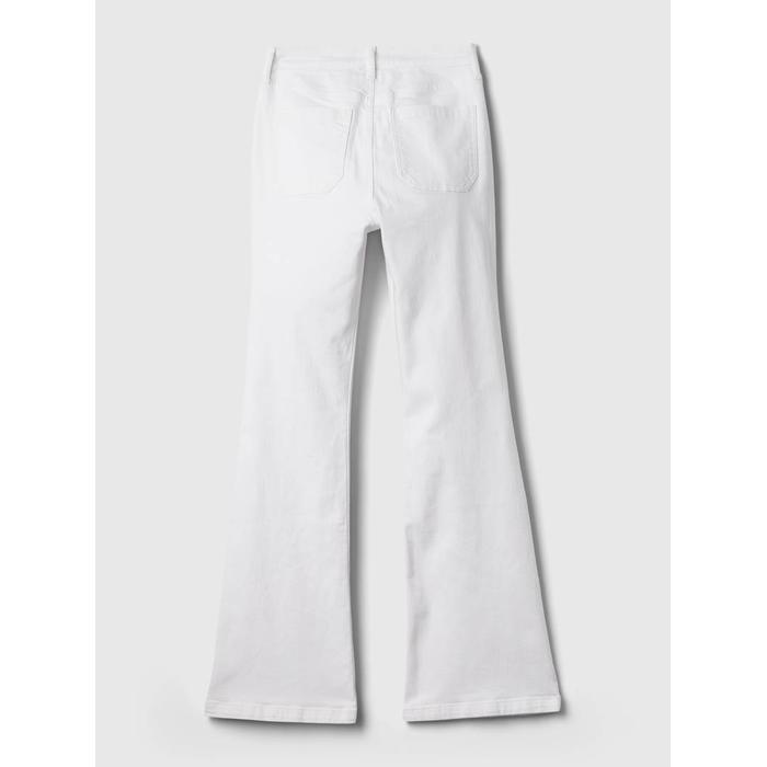 High Rise '70s Flare Washwell™ Jean Pantolon цвет: Белый