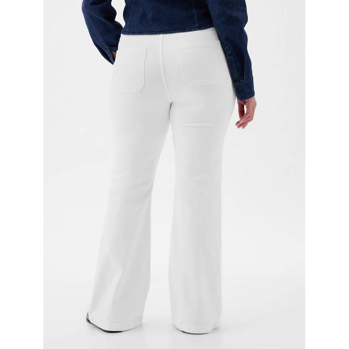 High Rise '70s Flare Washwell™ Jean Pantolon цвет: Белый