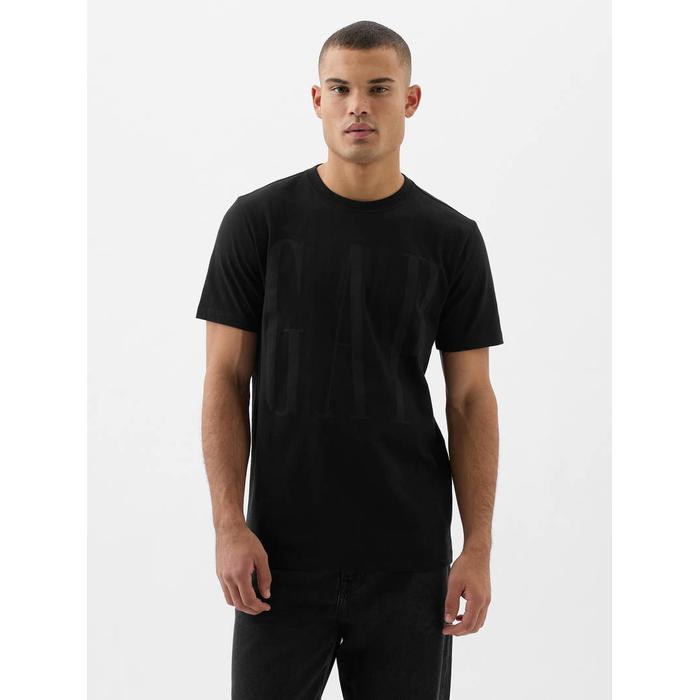 Повседневная футболка с логотипом Soft Gap цвет: Чёрный