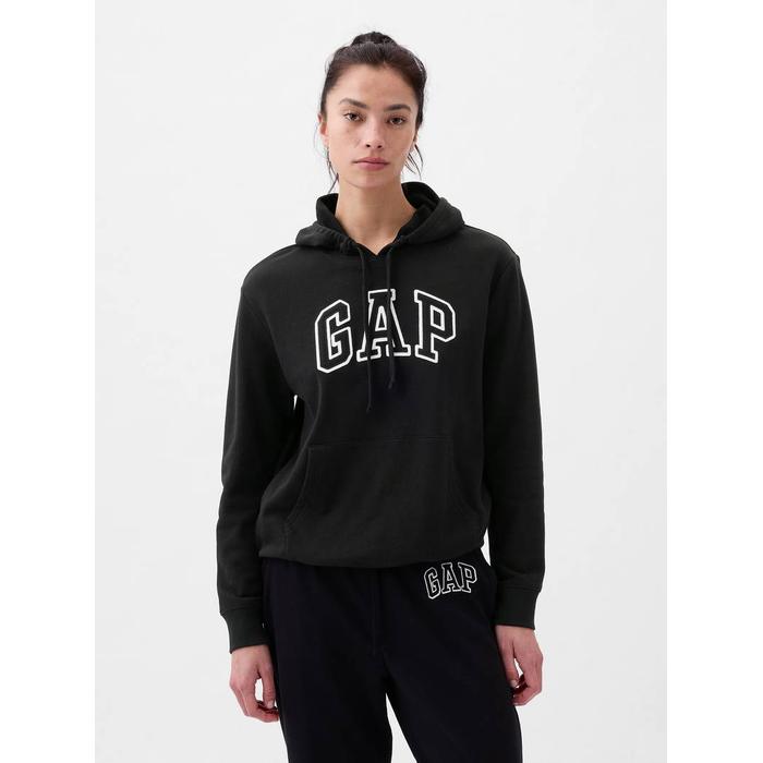 Толстовка из махровой ткани с логотипом Gap цвет: Чёрный