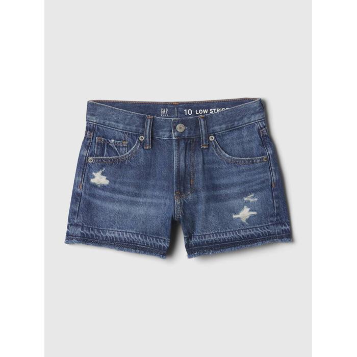 Low Rise Denim Şort
