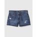 Low Rise Denim Şort