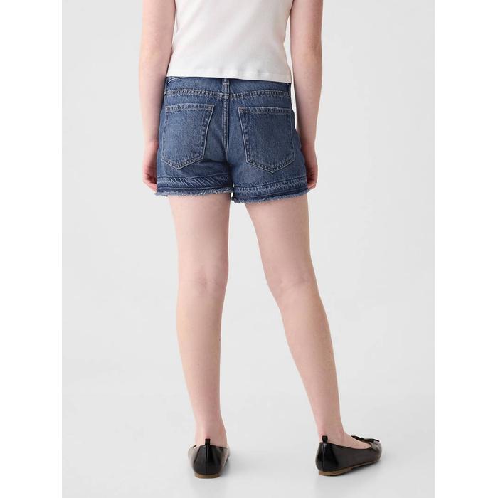 Low Rise Denim Şort