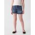 Low Rise Denim Şort