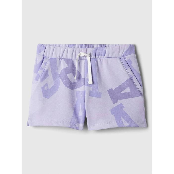 Шорты из флиса с логотипом Gap цвет: Фиолетовый