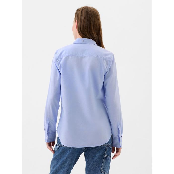 Gap Logo Oxford Gömlek цвет: Голубой