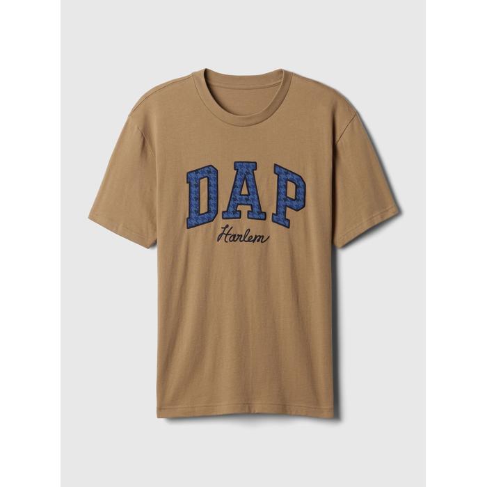 Футболка с логотипом DAP × GAP цвет: Коричневый
