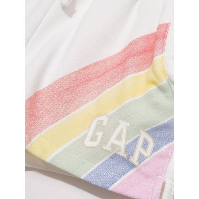 Шорты с логотипом Gap Pull-On цвет: Белый
